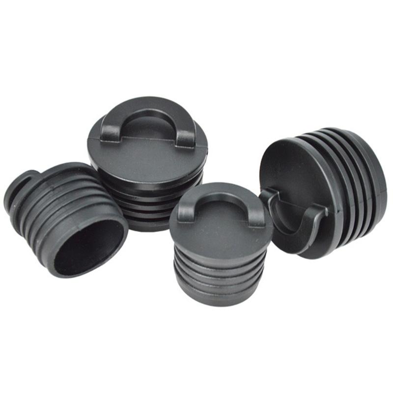 4 Pcs Kayak Scupper Plug Drain Holes Stopper Bung with Handle Rubber Scuppers Stopper Plugs Universal Kayak Plugs