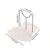 1pc Kitchen Organizer For Countertop - Small Dish Rack, Pot Lid Holder, Utensils Storage Rack, Soup Spoon Rest - Sitting Spoons Bracket