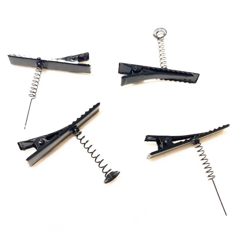 Secure Hairpin Crafting Attachments Convenient Hairpin Crafting Supplies Chic Barrette Clip Attachment with Spring