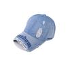 Denim Wash Water Trendy Distressed Baseball Cap For Streetwear Wear Fashion