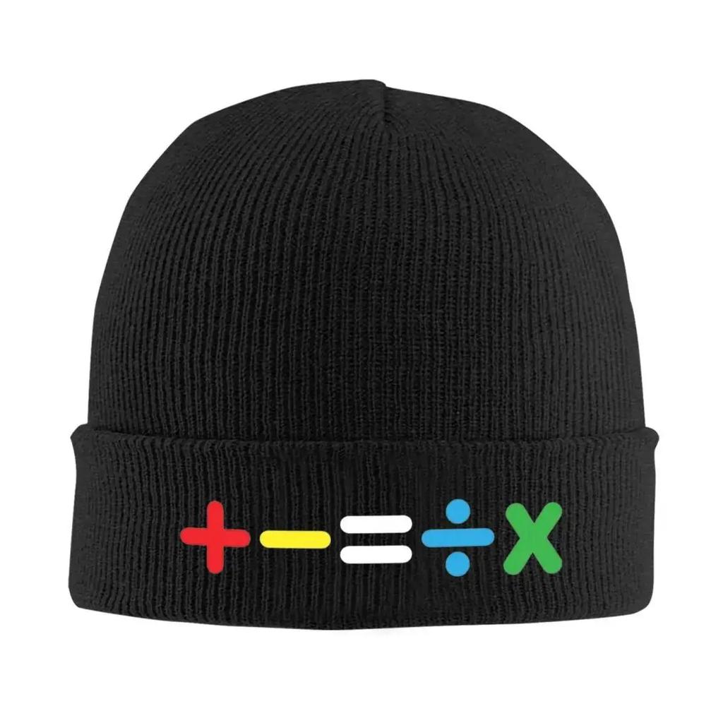 New Mathematics Ed Sheeran Music Knitted Hat For Women Unisex Beanie Winter Hat Acrylic Warm Caps
