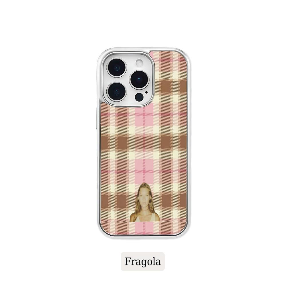 Fragola Coloful Grids Phone Case for iPhone 17 16e 16 15 14 13 12 11 Pro Max X XR XSMAX 8 7 Air Plus Luxury Clear Soft Cover
