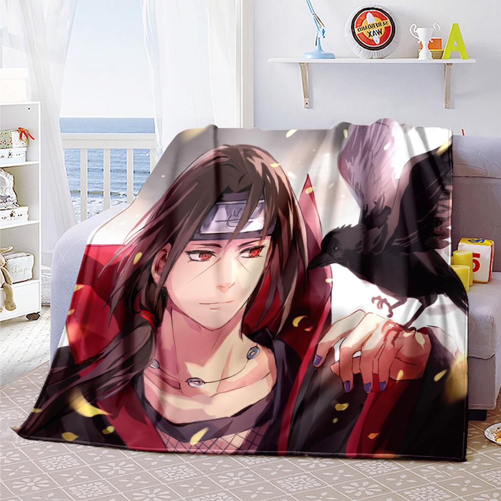 Japanese Anime Cartoon NARUTO Famous Uzumaki Naruto Blanket Soft Home Furnishing Nap Decoration Four Seasons Warm Sherpa Blanket B9