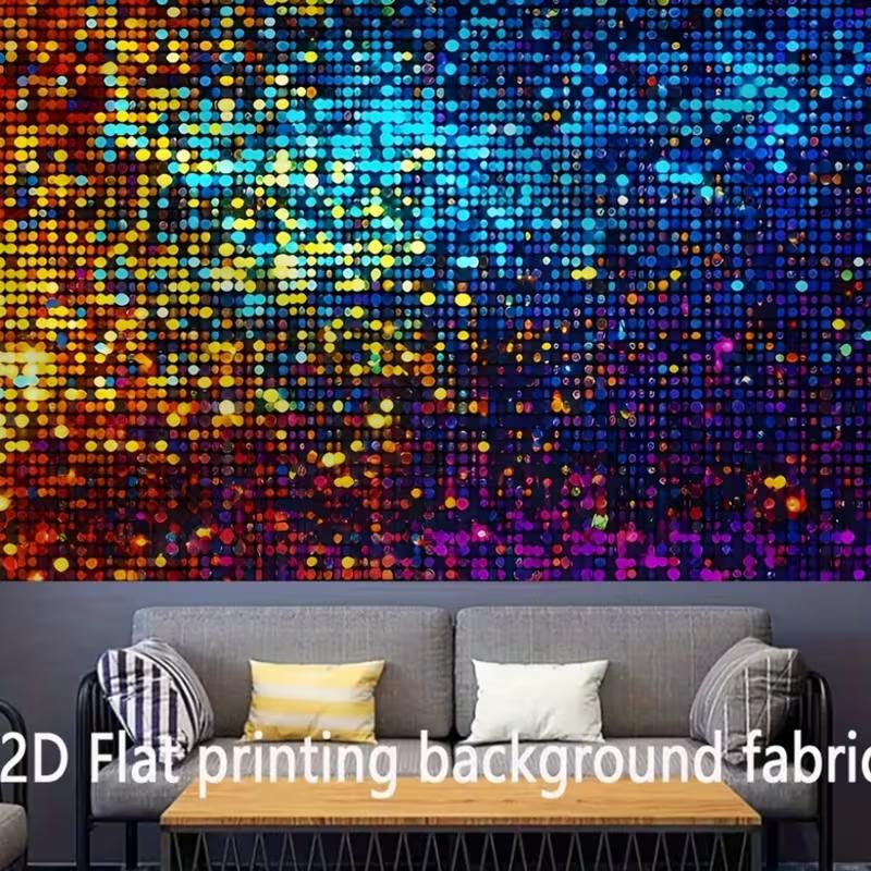 2D Printing LED Stage Lights Backdrop for Performance Photography & Videos