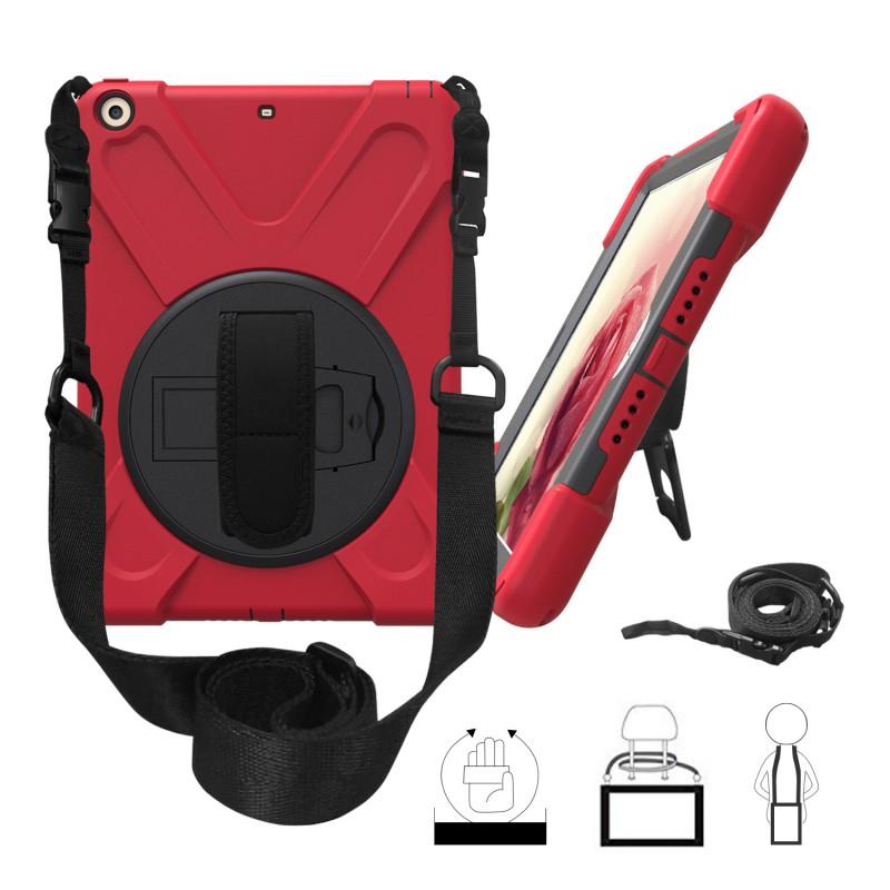 IPad Air 5 Case With Hand Strap Optional Shoulder 10.2-inch 10th Gen Shockproof Plastic Cover