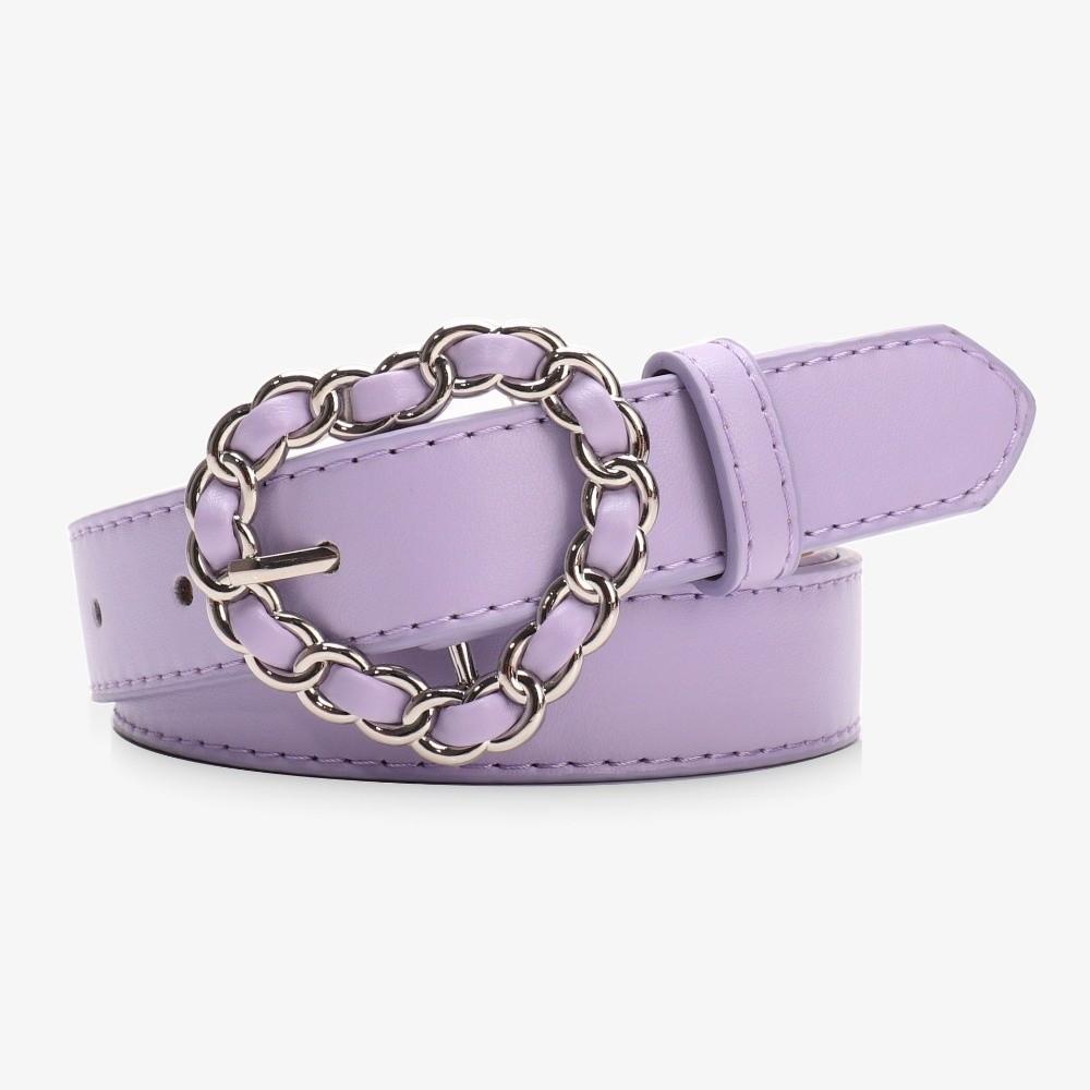 Adjustable Decorative Waist Belt Vintage Faux Leather Waistband Heart Buckle Belt  For Women