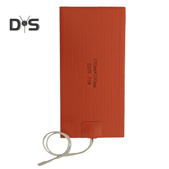 Podkładka grzewcza z gumy silikonowej Odporna na korozję elektryczna folia termiczna Gorąca mata grzewcza o stałej temperaturze