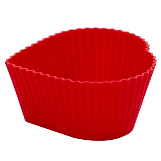 Flott nonstick bakeverktøy Safe Love Hjerteform Muffinskakeformer Baketilbehør Muffinskopper