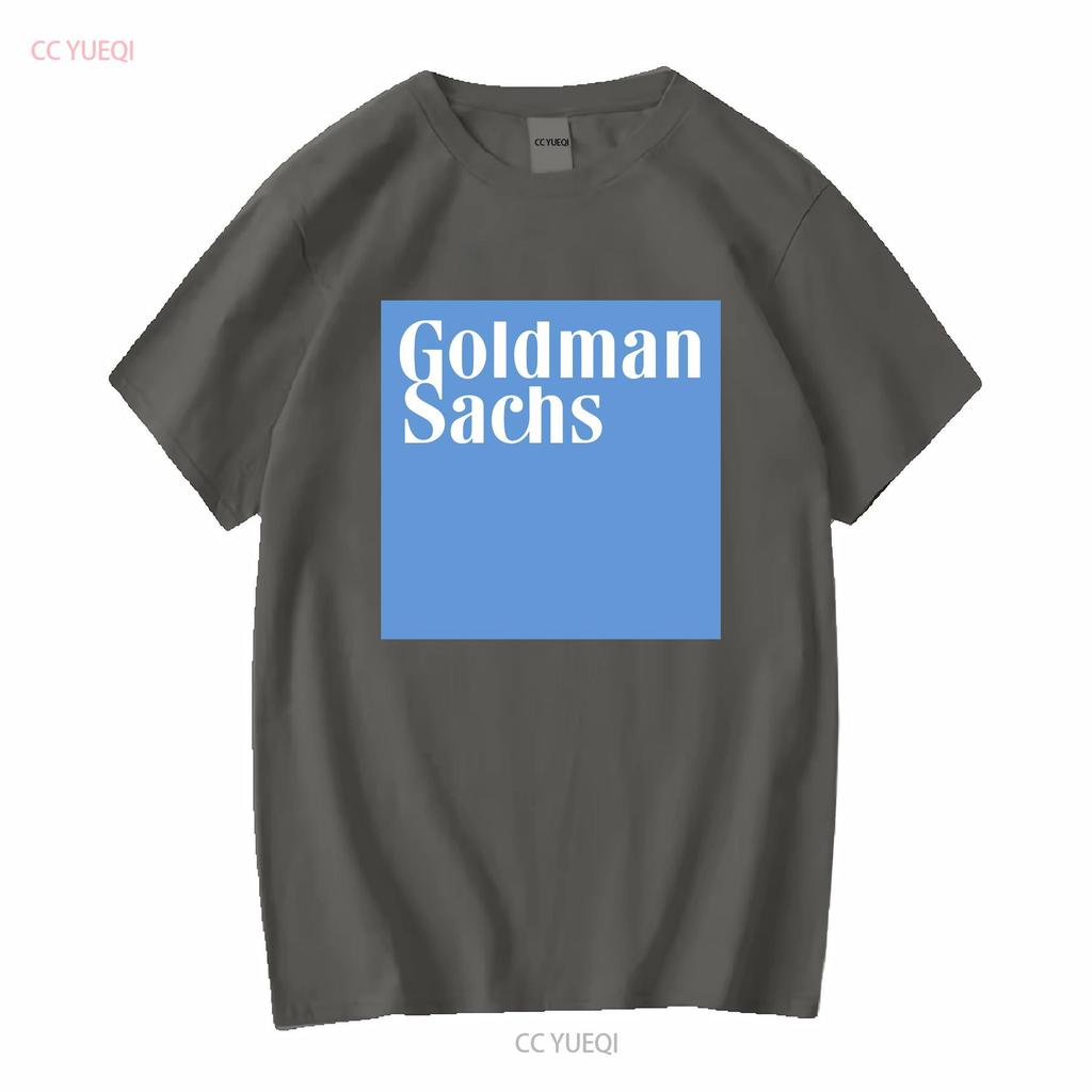 Goldman Sachs Logo T Shirt USA Size S XXL Long or Short Sleeves Vintage Washed Stylish Stretched Comfortable Versatile Graphic