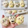 3 Stück Keksausstecher Plätzchenausstecher DIY Haustier-Snackform Cartoon Kawaii Keksform Kastanien Gedämpfte Kekse Dessert Backwerkzeuge