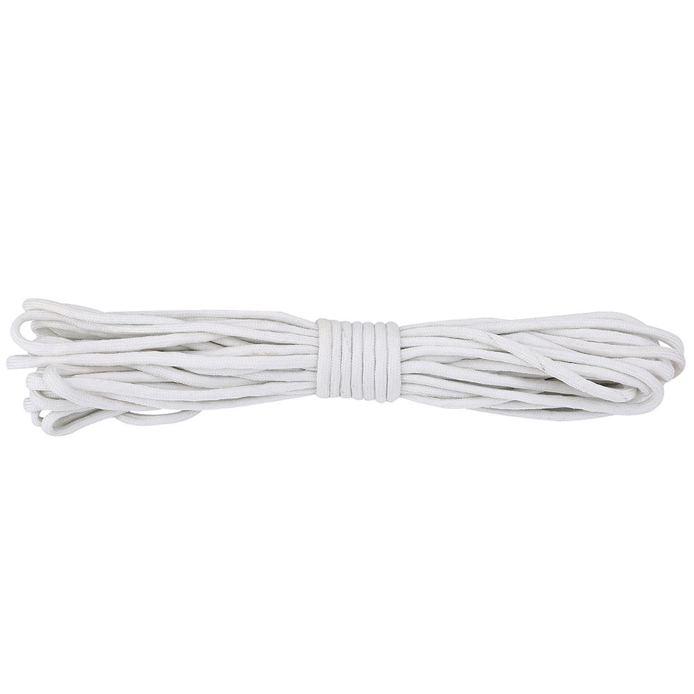 Luminous Paracord Cord Lanyard 9 Cores Outdoor Survival Glow In the Dark Parachute Rope White