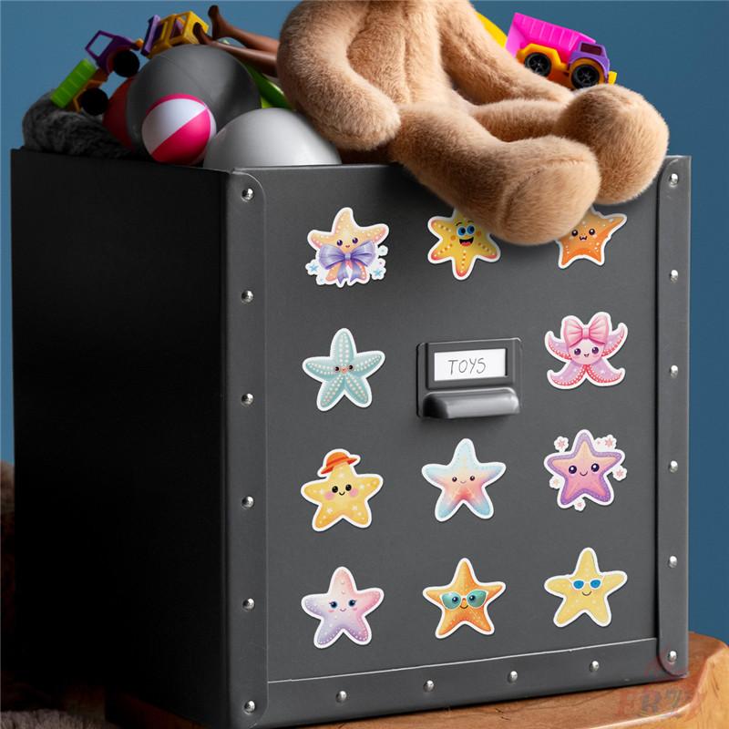 50Pcs/Set Starfish Emoji Series 01 Stickers DIY Fashion Waterproof Doodle Decals Stickers