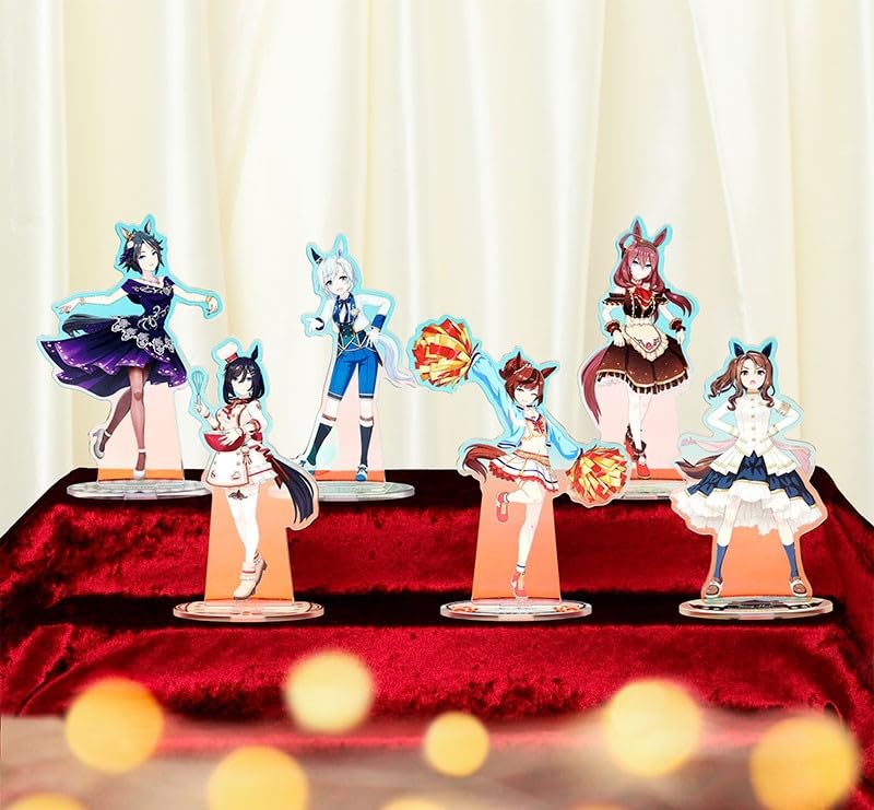 King Halo Acrylic Stand Aurora Acrylic Stand Noble Encouragement Uma Musume Official Merchandise [White Outfit]