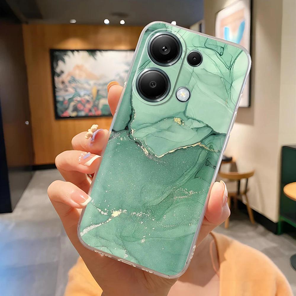 For Poco M6 Pro Phone Case Cute Panda Soft Silicone Shell For Xiaomi Poco M6Pro 4G 5G Protection Fashion Back Cover Coque Fundas