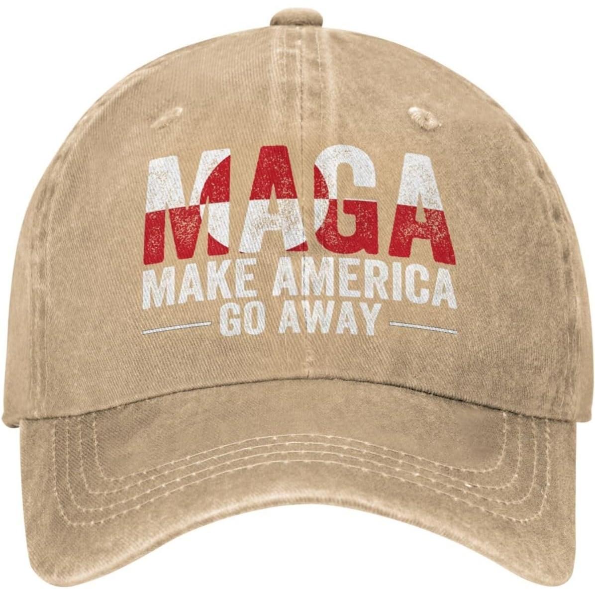 Make America Go Away Hat for Unisexs Greenlanders Greenland Baseball Hats Make America Go Away Cap Can Be Adjusted