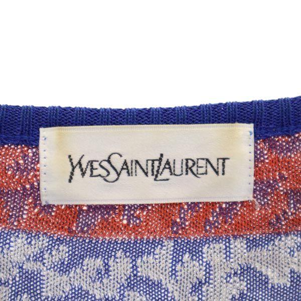 YVES SAINT LAURENT Overall handle Short sleeve knit one piece M Women Used