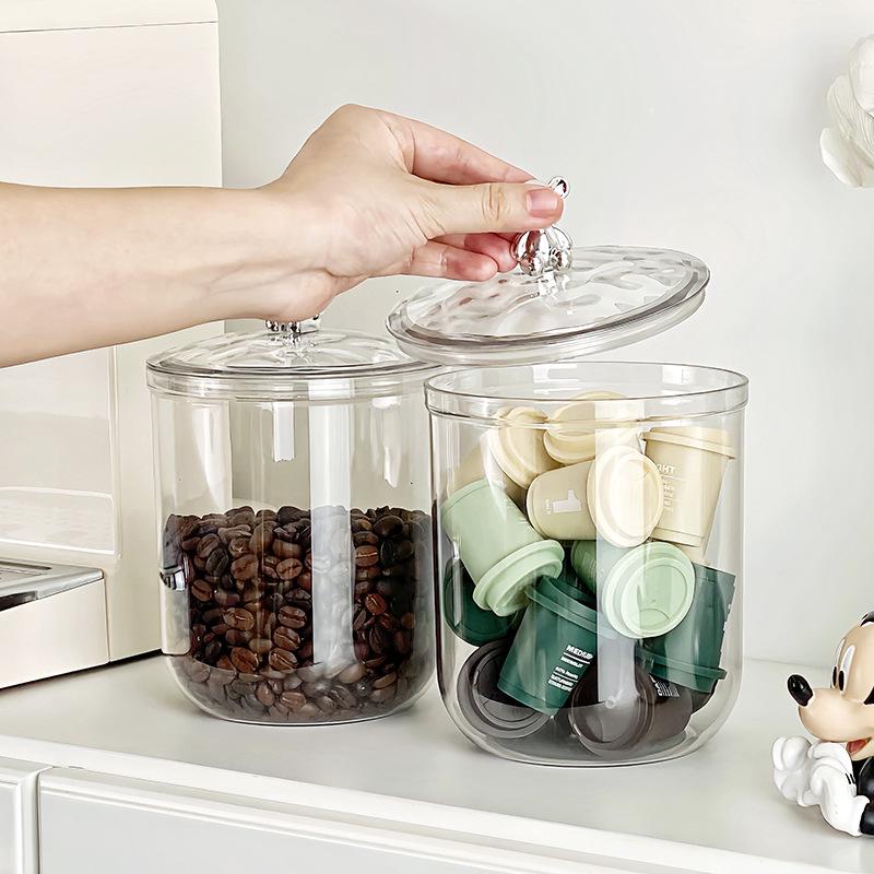 Luxury Airtight Food Storage Jar for Dry Goods, Coffee, Candy, Milk Powder, Tea