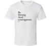 Wees sterk en moedig Jozua 1:9 Christelijke Bijbel Cadeau T-shirt Heren Kinderen Dames Jongens Meisjes Kinderen