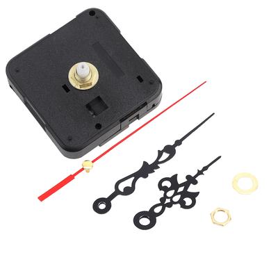Schwarzer DIY-Mechanismus Quarzuhrwerk Teile Ersatz Reparatur Werkzeug Set Kit