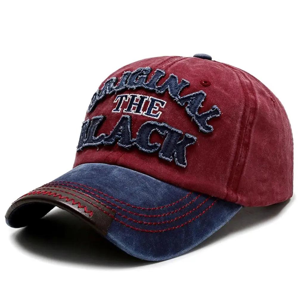 Cotton Embroidery Letter W Baseball Cap Snapback Caps Bone Casquette Hat Distressed Wearing Fitted Hat For Men Custom Hats 2023