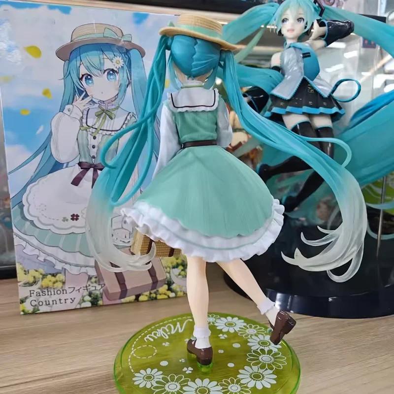 For Hatsune Miku Fans! 23cm Cheerleader Anime Figure - Kawaii Girl PVC Action Figure, Collectible Model Toy