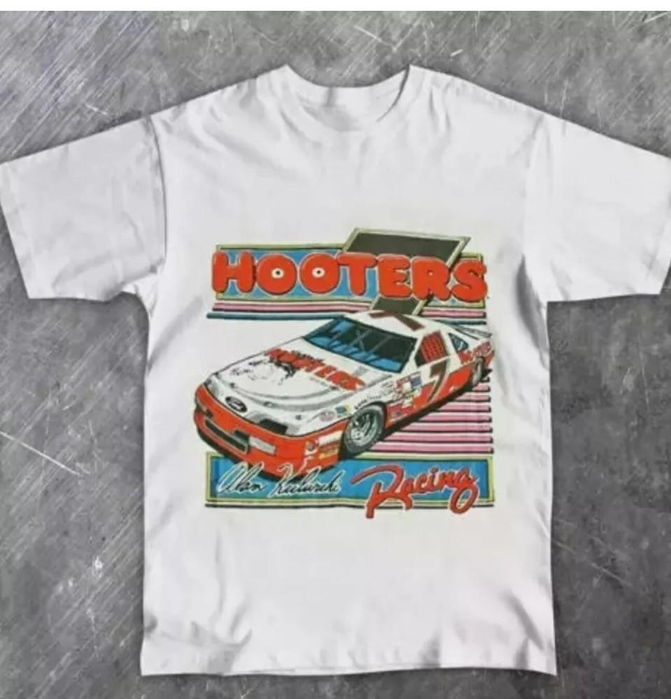 Vintage Alan Kulwicki NASCAR Hooters Racing Tee T-Shirt Size S-5XL Unisex T-Shirt M