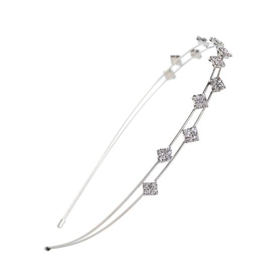 

Повязка на голову Легкая Блестящие Стразы Сплав Двухрядные Повязки на голову для Вечеринки 3