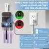 Automatic Toothpaste Dispenser Wall Mounted UV Sterilization Toothbrush Holder Smart Sensor Toothbrush Storage Holder