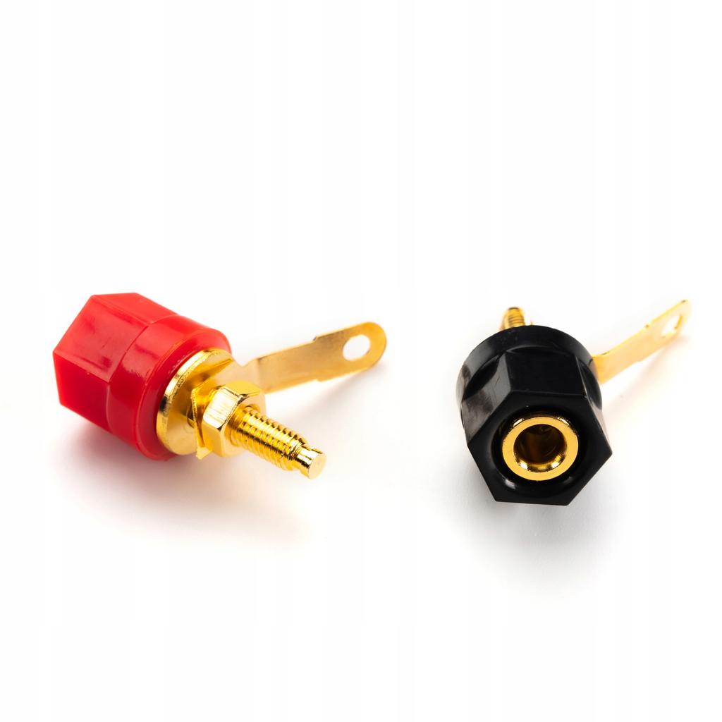 8x BANANA SPEAKER JACKS FOR AMPLIFIER 28mm
