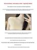 Women's Slim Fit Wool Knit Vest with Half-High Collar