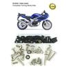 Apto Para Suzuki SV650 1999 2000 2001 2002 Kit Completo de Tornillos para Carenado de Motocicleta Tornillos Tuercas de Velocidad Acero Clips para Carenado