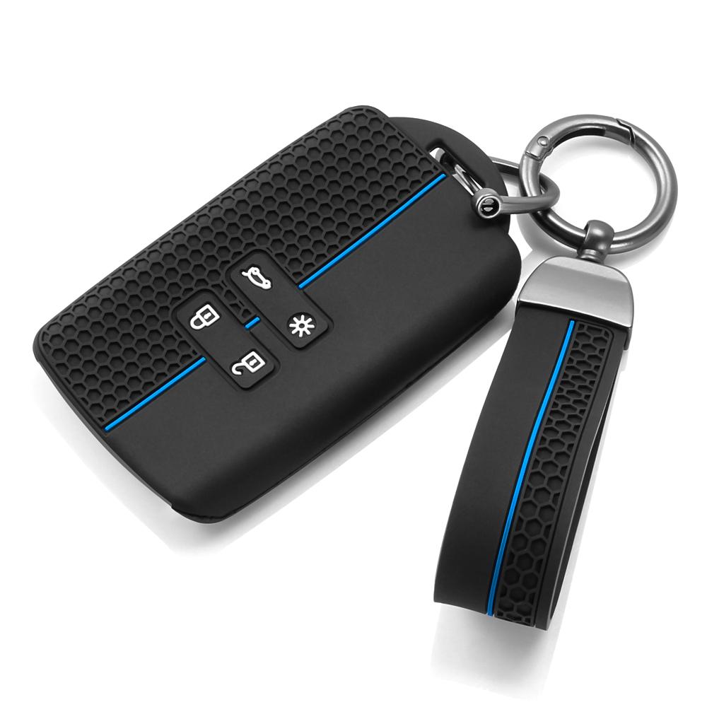 

Silicone Car Key Case For Renault megane e tech Austral Captur Arkana Koleos Zoe Scenic Dacia Sandero Duster Logan Kadjar Clio синій
