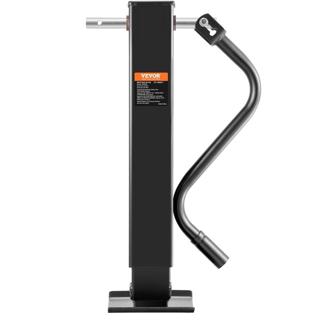 Trailer Jack, Trailer Tongue Jack Welding-on 12000 lb Weight Capacity, Trailer Jack Stand with Handle for lifting RV Trailer, Horse Trailer, Utility