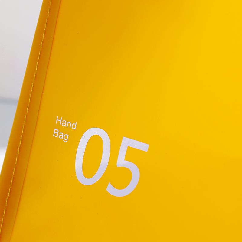 High end waterproof handbag travel storage bag solid color large capacity portable beach bag RH2313