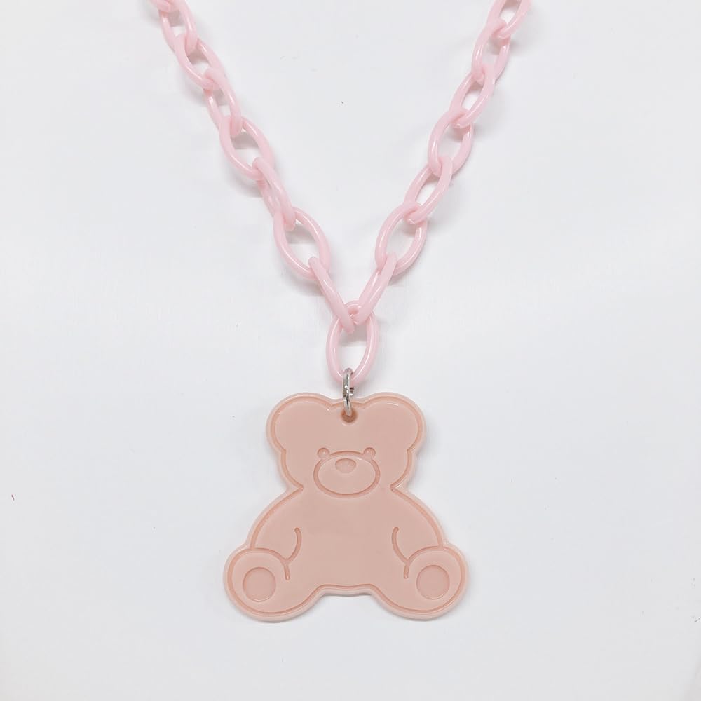 

Meteor APAC minacute Plastic Chain Necklace Bear Size: Approx. W2.5 D1 H40 Q9857