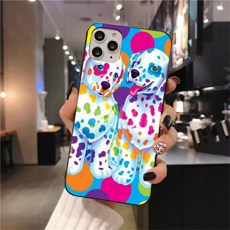 Custodia per telefono artistica Lisa Frank per iphone 12 pro max 11 pro XS MAX 8 7 6 6S Plus X 5S SE 2020 XR