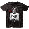 John Lennon NYC ČB Pánské Tričko Rock and Roll Hudba Klasické Kapelní Tričko Nové Černé
