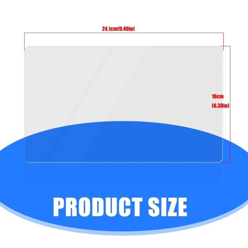 PVC Screen Protectors Display Cover Shield for Cooking Machine Clear Claritys Scratch Resistant Easy Installation