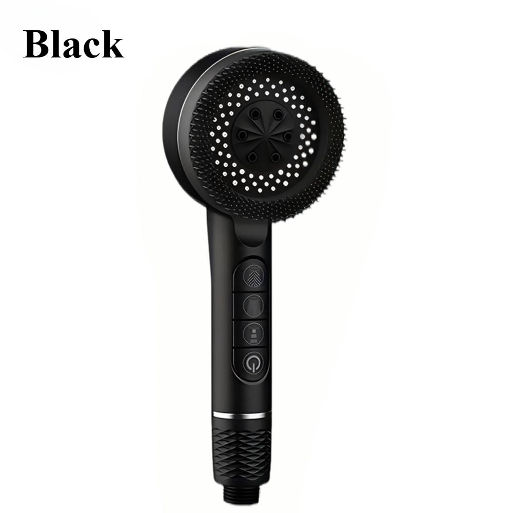 4 Mode High Pressure Shower Head Pressurized  Water Massage Showerhead with Filter Handheld Shower Mixer Bathroom Accessories