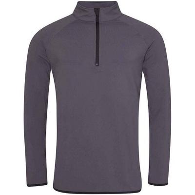 Herren-Sweatshirt mit halbem Reißverschluss