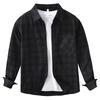 Japanese Retro Plaid Shirt Men Long Sleeve Spring and Summer New Man Shirts Daily Pure Cotton Casual Tops with Pocket