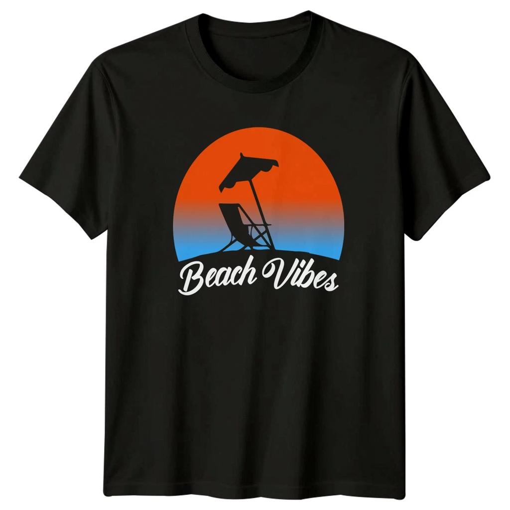 Beach Vibes Womens T-Shirt Summer Beach