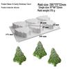Shenhong Christmas Silicone Mold: 6-Cavity Tree & Santa Decorations for Mousse Cake and Chocolate Baking