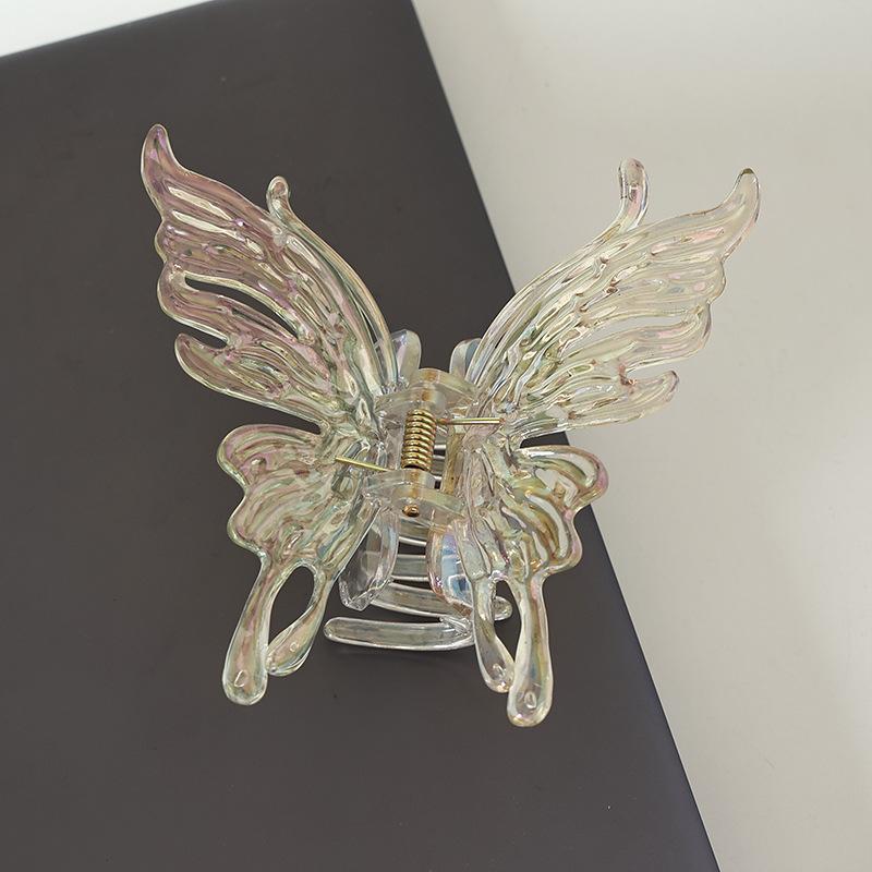 8 Style Transparent Mini Hair Pins Claw Crab Girls Women Barrette Acrylic Butterfly Hair Clips Korean Hair Accessories