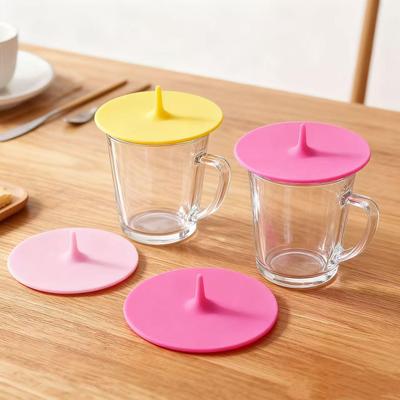 Bunte Silikon-Wassertropfen-Becherdeckel - Staubdicht, Multifunktional und in verschiedenen Farben erhältlich
