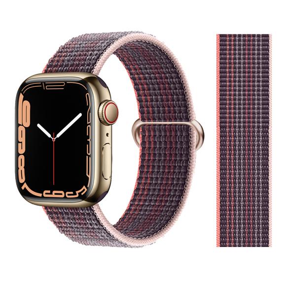 2pcs Straps For Apple Watch Band 44mm 40mm 45mm 46mm 42mm 49mm 41mm Nylon Loop Bracelet iwatch Series 10 9 8 7 6 5 3 se ultra 2