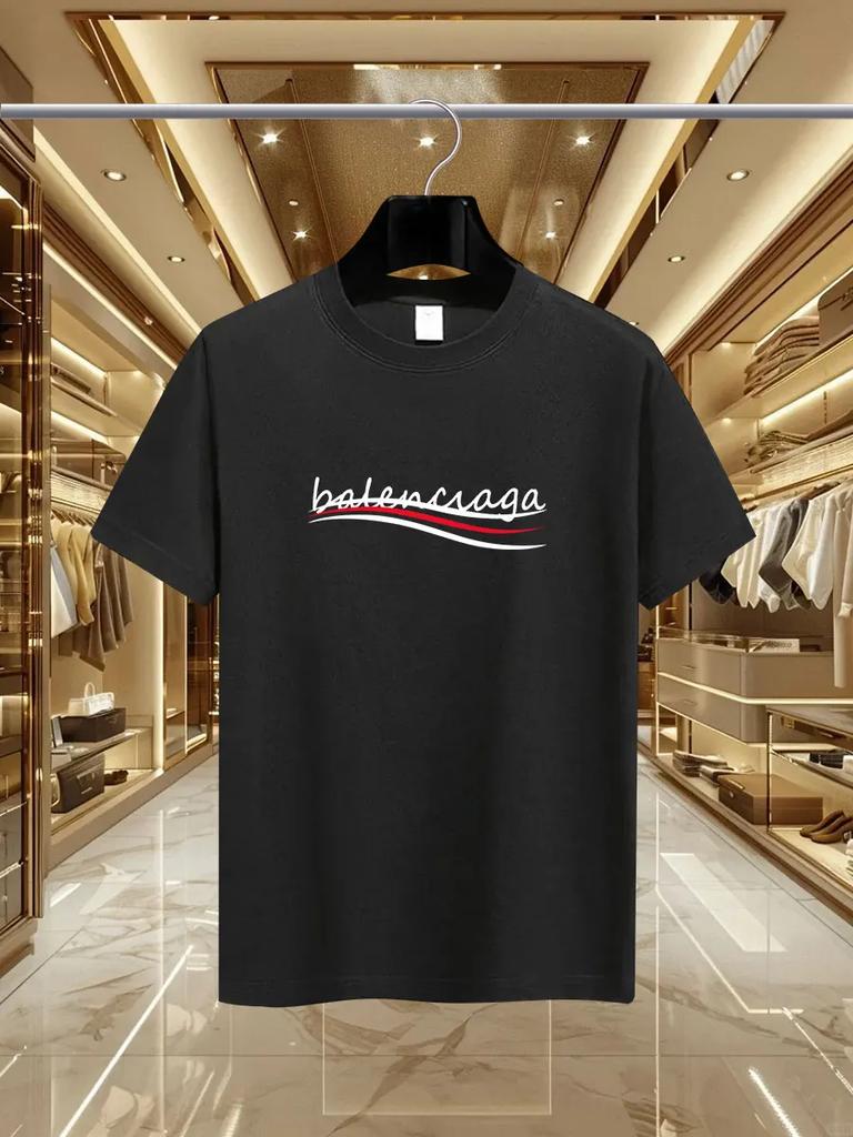 Pariser Herren-T-Shirts mit Aufdruck, Herren-Kurzarm-Rundhals-Freizeit-Tops, internationale urbane Trends für Sommer und Frühling me#Color(1)