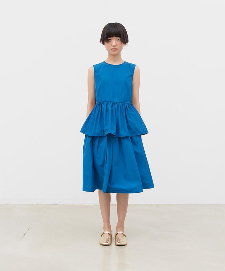 Koseumoseu Full Flare Volume Skirt (Blue)