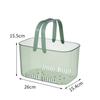 With Transparent Handles Bathroom Storage Basket Portable Swim Basket Fashion Organizing Basket