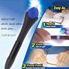5 Second Quick Fix Lumière UV Réparation Glue Pen Tool Kit Composé De Super Powered Liquid Plastic Dip Welding